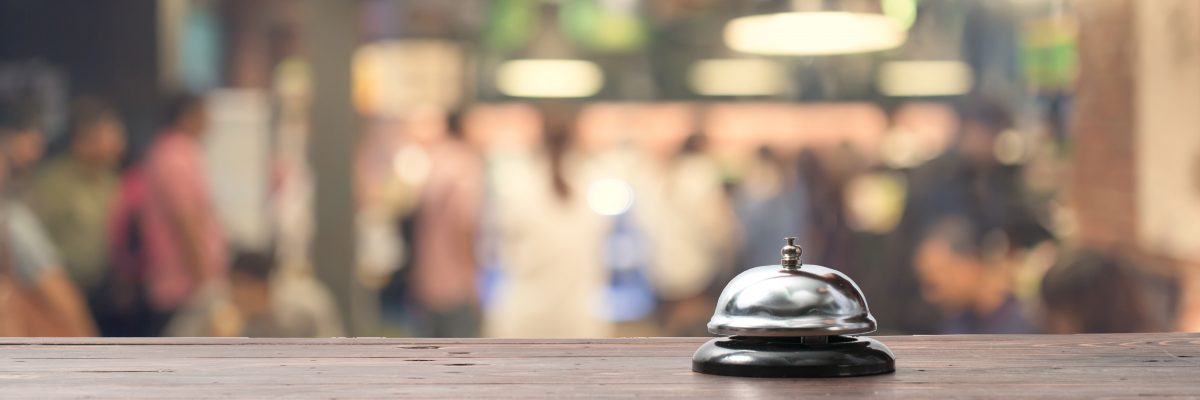 Bell on counter